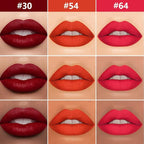 evpct 3Pcs Dark Red Orange Fire Red Matte Lip Liner & Liquid Lipstick Stain Makeup Set for Women, Lip Liner Stain Long Lasting Waterproof Smudge Proof, Cruelty Free Lip Makeup 24 hours original labios