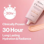 [2 ea] d'alba Piedmont Waterfull Tone-Up Sunscreen Serum BROAD SPECTRUM SPF 50 + Korean Sunscreen for Face, All Skin Tones, Sweat Proof Formula (2 x 1.69 fl.oz.)