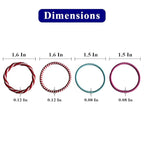 AwEx Colorful Hair Ties for Girls with Fine Hair - 120 PCS, Small,Multicolors and Multipatterns,Assorted in Brights and Pastels - Great for Kids as Christmas Gifts