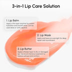 MAREE Lip Mask Overnight - Lip Moisturizer For Very Dry Lips - Hydrating Lip Butter Balm with Hyaluronic Acid & Collagen - Overnight Lip Treatment - Lip Sleeping Mask Repair - Hidratante de Labios