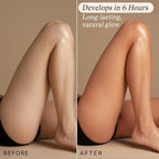 Self Tanner Tanning Mousse Kit - USA Made with Natural & Organic Ingredients, Self Tanner Mousse and Mitt, Tan Kit, Fake Tan Tanning Foam, Fair to Medium, Sunless Tanners Best Sellers