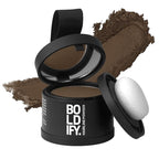 BOLDIFY Hairline Powder - Root Touch Up Hair Color for Gray Coverage - Bald Spot Concealing Hair Powder for Women & Men - 24-Hour Stain-Proof - Light Brown