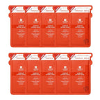 Leaders Mediu Amino Firming & Lifting Facial Sheet Mask | Amino Acid Complex, Vitamin A, Collagen | Reduces Fine Lines, Improves Elasticity, for All Skin Types (10 Sheets)