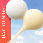 Day to Night Routine Program – 24H K Beauty Skincare Set with Bounce It Day Cream & Float It Night Cream – Vegan Korean Moisturizer Duo for Hydration, Firming & Wrinkle Care (1.01oz&1.o1oz)