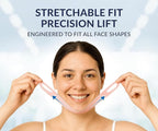 Stylia V Line Lifting Collagen Mask - Lift, Firm & Contour Jawline - Double Chin Reducer Strap with Hyaluronic Acid & Aloe - Neck Tightening and Lifting Mask - Jawline Shaper Face Lift Tape (7PC)
