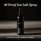 Blind Barber 40 Proof Sea Salt Spray for Men -  Salt Water Hair Spray for Volume & Texture - Water-Based Matte Finish with Light-Medium Hold - Enhances Beach Waves & Body - Tonka Bean Scent (5  Fl oz)