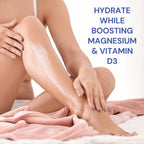 WHOLESOME HIPPY Magnesium Calm Cream – All Natural Body Butter with Magnesium, Vitamin D3, Arnica & Turmeric – Soothing Moisturizer for Skin Wellness & Relaxation – 4oz