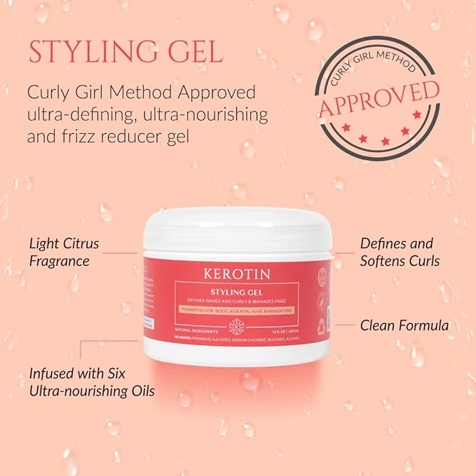 Kerotin Curly Hair Products - Parent (Defining Gel)