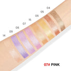 evpct Violet Pink Shimmer Cream Eye Shadow Brightener Sticks Set for Eyes, Violet Pink Shimmery Matte Pencil Eye shadow Applicator Stick Pen Palette Makeup Waterproof sombras en crema para ojos 07#