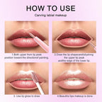 Kaely 2-in-1 Champagne Gold Metallic Lipstick and Lip Liner, Shimmer Liquid Metallic Lipsticks for Women, Glitter Lip Gloss Stain Long Lasting Waterproof Smudge Proof 24 Hour, Vegan Makeup, 05