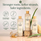 Organic Jaguar, All Natural Honeysuckle Conditioner, Sulfate Free Conditioner with Vitamin E, Castor, Argan and Almond, Honey, For Hydrating All Hair, 13.5 fl oz