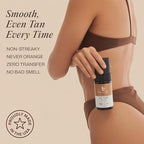 Self Tanner Tanning Mousse Kit - USA Made with Natural & Organic Ingredients, Self Tanner Mousse and Mitt, Tan Kit, Fake Tan Tanning Foam, Fair to Medium, Sunless Tanners Best Sellers