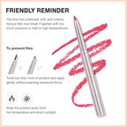 evpct Silky Lip Liner Pencil Retractable, Carmine Red Smooth Lip Liner Creamy Velvet Lipliner Long-Lasting for Korean Makeup Contouring Matte Lip High Pigmented Rich Colors Crayon Lipstick Pen 07