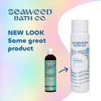 Seaweed Bath Co. Gentle Shampoo, Unscented, 12 Ounce, Sustainably Harvested Seaweed, Aloe, Argan Oil, for Sensitive Scalps and All Hair Types
