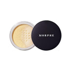 Morphe Bake & Set Setting Powder - Lightweight, Talc-Free Finishing Powder for Face Makeup with a Soft, Natural Finish - Minimizes Shine for Up to 24HR - Banana (0.31 oz)