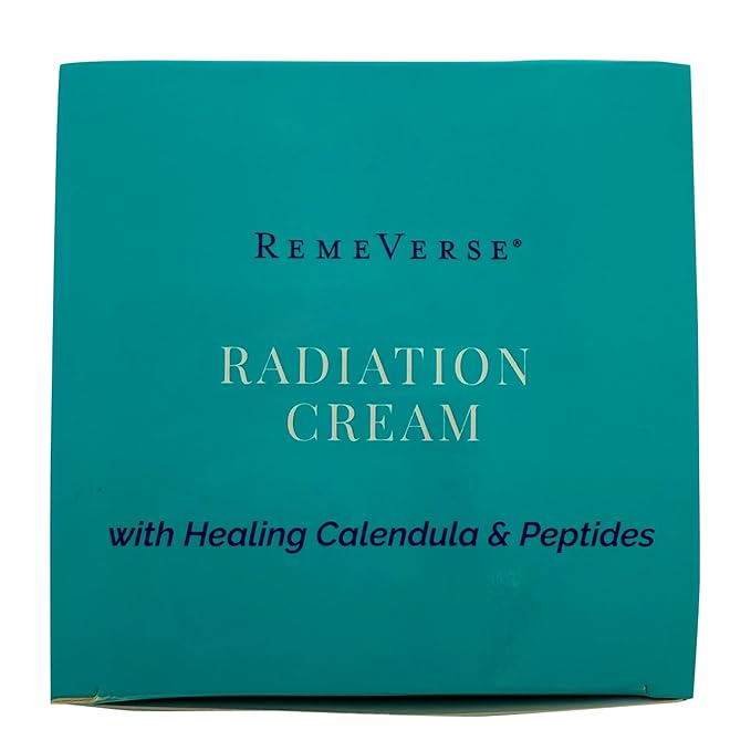 RemeVerse Radiation Cream – Unscented, Gentle, Hyaluronic Acid, Peptides & Calendula Cream for Burns, Soothing Skin and Hydrate Sensitive Skin, Radiation Treatment Skin Care – 6 fl oz
