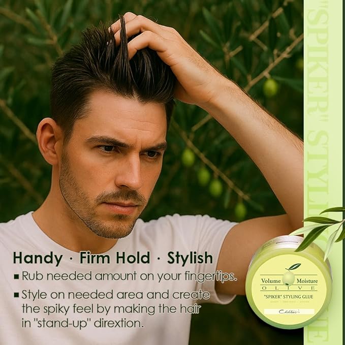 Chihtsai Olive "SPIKER" Styling Glue (2.84oz/85ml)