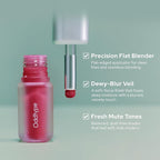 Unseen Blur Soft-matte Lip Tint Long-Lasting Stain, Blendable 3.2g, Holiday Stocking Stuffer, Winter Makeup Essentials (735 Switched, 0.11 oz)