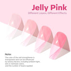 modelones Nail Strengthener Sheer Pink Nail Polish Nail Hardener Extra Strong and Growth Natural Nail Ridge Filler Nail Strengthener for Damaged Nails Repair Gifts for Women 15ml