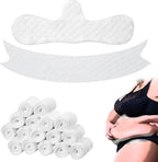 16 Pack Cotton Tummy Liners and Bra Liners Set for Sweat Rash Skin Folds Plus Size Women Sweating Supplies