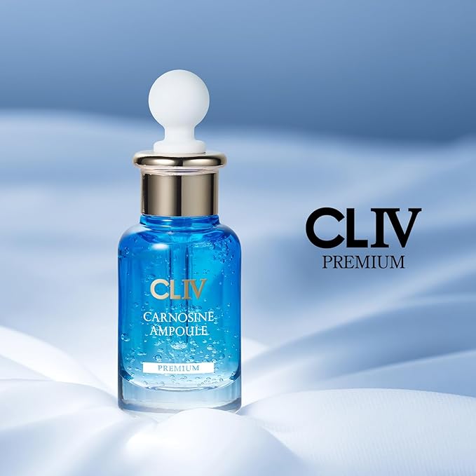 CLIV Carnosine Ampoule, Korean Skincare Hydrating & Smoothing Face Serum with Carnosine, Retinol & Peptides, Moisture Layering for Skin Balance, balloon serum 1.01 fl oz