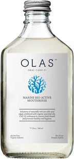 Olas Alcohol Free Mouthwash & Oral Rinse - Marine Bio-Active Mouth Rinse With Essential Oils & Antioxidants for a Healthy Oral Microbiome - Fluoride Free Natural Mouthwash (200 ml)