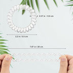 JessLab Spiral Hair Ties for Women, 10-Pack Traceless No-Damage Ponytail Holders, Coils Hair Bands for Girls, Assorted Colors