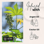 BASK & LATHER Strong Hold Edge Control Gel with Castor Oil, Non-Greasy, Non-Flaking, No White Cast, Long Lasting, Supports Hair Growth, Natural Formula, For All Hair Types, 5.3 Fl Oz