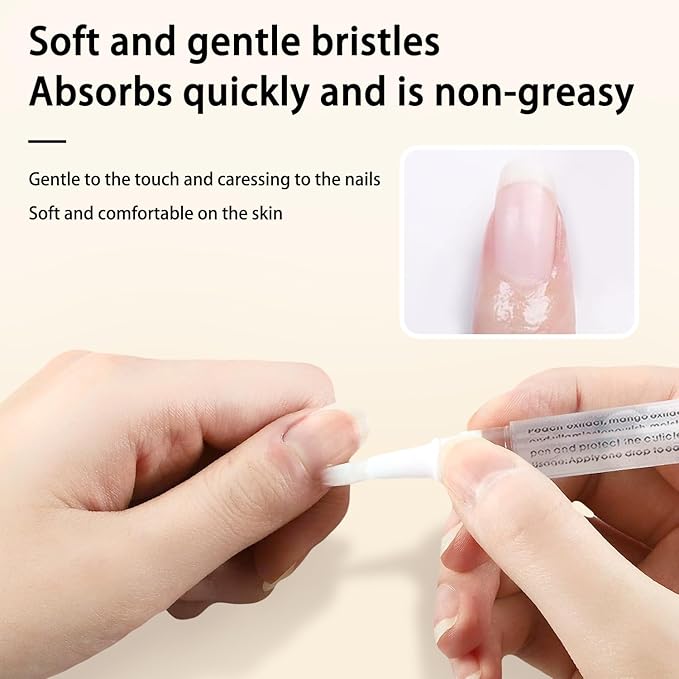 18Pcs Nail Cuticle Oils Nutrition Oil Pen Nourishment Pens 18Smell Cuticle Revitalizer for Agnail Nourish Skin Nail Care