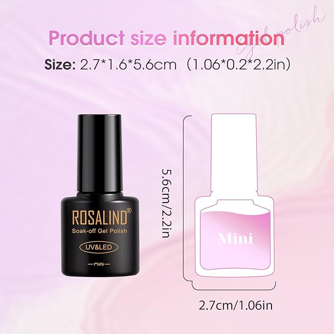 ROSALIND Cat Eye Gel Nail Polish, 8 Color Jelly Gel Polish with Magnet Stick Magnetic Cateye Translucent Effect Sheer Glitter Collection Manicure Gifts for Women
