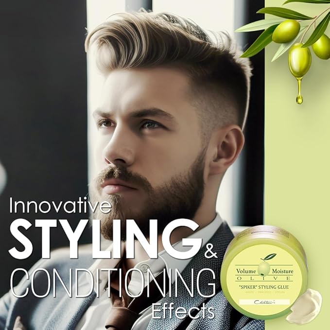 Chihtsai Olive "SPIKER" Styling Glue (2.84oz/85ml)