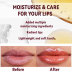 2Pc Butter Lipstick Tinted Lip Balm, Shine Moisturizing Plumper Lipstick for Women, Natural Nourishing Hydrating Lip Gloss Stain for Dry Lips, Lightweight Lip Liner Care Vegan Makeup, 06 & 07