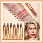 2 Color Contour Beauty Wand, Highlighter ，Face Concealer Contour&02#Peach Pink)