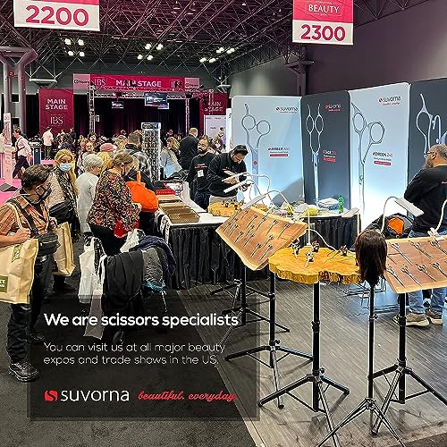 Suvorna hair scissors professional - hair cutting scissors to cut hair - barber shears for hair cutting- 6.5" Stainless Steel hair shears for women, men - hair cutting shears for barber and salon