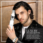 Avenue Man Argan Oil Mousse - Thickening & Volumizing Mousse for Men - Strong Hold, Frizz Control & Humidity Resistance - Herbal-Infused Mens Hair Foam - Long-Lasting Hair Mousse for Men (6.0 oz)