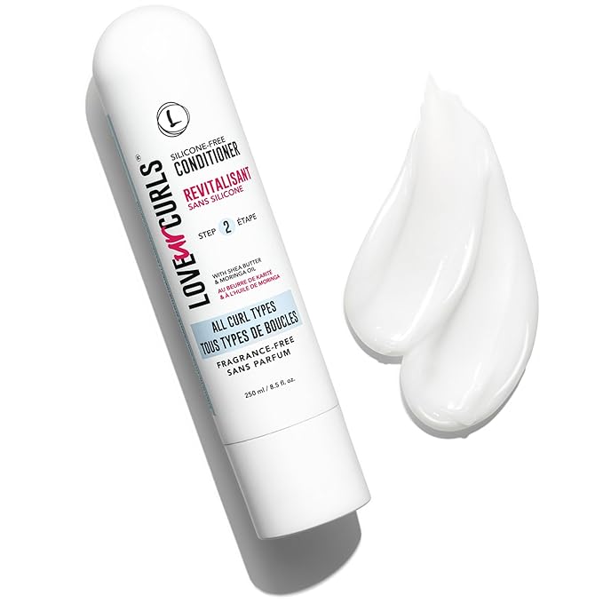 Love Ur Curls - Fragrance Free Conditioner, Hydrating and Detangling for Curly, Wavy and Kinky-Coily Hair for Soft Smooth Curls, Silicone Free 250ml
