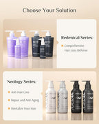 DR ZERO NEOLOGY Hair Growth Shampoo for Women, 13.5 oz/400ml, Volumizing Thickening & Anti Hair Loss Regrowth Treatment, Clinically Tested for Hair Thinning with Redensyl, Japanese Hair Care Products