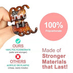 6 Pieces Hair Jaw Claws, Morhom 1.4 Inch Thick or Medium Hair Clips for Women and Girls