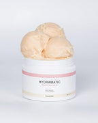 Hydramatic Hyaluronic Deep Ice Cream Cleanser Face Wash for Women 2-in-1 Scrub with Enzymes & Almond - Gentle Facial Cleanser Exfoliator for Sensitive Skin, Korean Skin Care Exfoliant