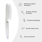 Paddle Hair Brush for Women-Detangling Cushion Brush with Soft Ball-Tip Bristles,Anti-Static Wide Brush for Wet Dry Hair,Smooth Comfortable Scalp Care
