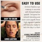 Pearl White Glitter Single Eyeshadow, Lightweight Blendable Mini Eye Shadow for Older Women, Monochrome Eyeshadow Palette Makeup Pigmented Waterproof, Vegan & Cruelty-Free, 11