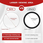 20X Makeup Magnifying Mirror, 6inch Makeup Magnification and Tweezers Set, 20X Travel Magnified Mirror with 3 Suction Cups for Easy Mounting - Blackhead/Blemish Removal for Women Men