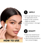 anagram Mane Stage All-in-One Hair & Brow Sculpt, Clear, Gel, Flyaway Tamer, Brow Gel & Edge Control, Vegan & Cruelty-Free, 0.39 fl oz