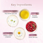 My Beauty Diary Rejuvenate Triple-Brightening Mask, Moisturizing and Nourishing Facial Mask, Restores Radiance. Self Care Face Sheet Mask (5 pcs)