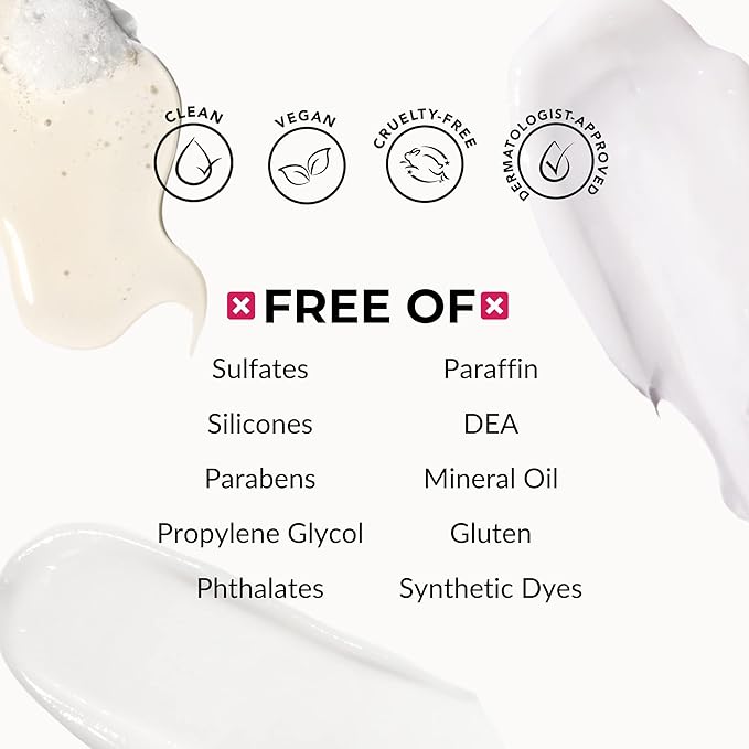 Love Ur Curls Fragrance Free Curly Shampoo and Conditioner Set with All in One Curl Cream Styler for Wavy Hair, 3 Step System to Repair, 200 mL