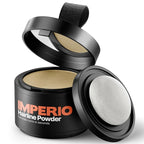 IMPERIO Root Touch Up Hair Powder for Concealing Hair Loss instantly - Hairline Powder for Women & Men - Water resistant Root Cover Up for Thinning Hair in Premium Hairdressing Quality (Medium Blonde)