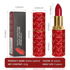 evpct 1Pcs Dark Red Lipstick, Silky Velvet Matte Lipstick Pack Sets for Women, Long Lasting Smudge Proof Lipstick Lip Stain Makeup Kit matte lipstick 24 hours original R03