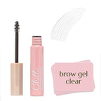 Chella Eyebrow Gel, Defining Clear Eyebrow Gel - Lightweight Formula for Natural, Long Lasting Makeup - Vegan, Cruelty Free, Paraben Free, Gluten Free