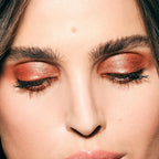 MAKE Beauty Multi-Chromatic Eye Shadow. Metal Reflecting Luminous Foil Finish Creamy, Buildable, Dimensional Long-wear, Crease-proof Powder Eyeshadow, Multichrome Shade - Alloy, Warm Copper