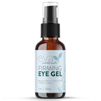 Eva Naturals Eye Gel for Dark Circles, Bags & Puffiness – Anti-Aging Serum with Peptides, Hyaluronic Acid & Botanicals – Firming Under Eye Treatment for Wrinkles, Fine Lines & Tired Skin – 1 oz